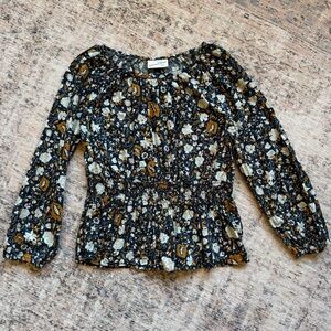 {Universal Thread} Floral Peplum Top
